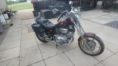 For sale as shown. New battery this year. New fork seals last year. New tires 3 years ago. Ran good...