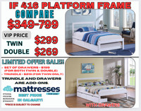 Affordable Platform Frame Bed! Grab it now!