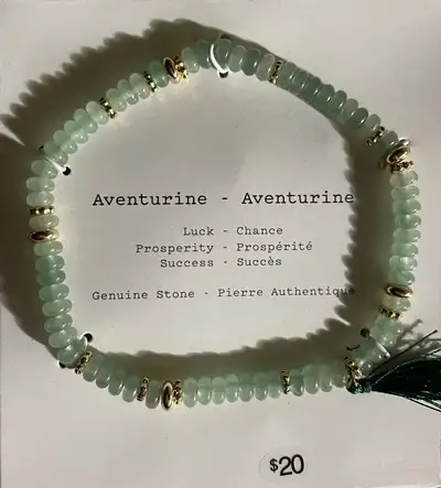 Aventurine Genuine Stone Bracelet, View more