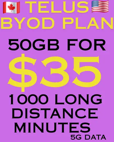 Telus BYOD Plan, View more