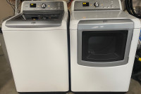 Good used Maytag XL top load washer and dryer