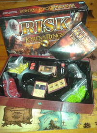 Risk Lord of the Rings board game, jeu le seigneur des anneaux