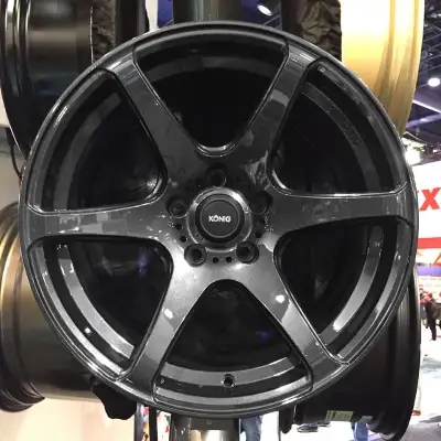 New Konig Tandem 18x8 +43 5x100 CB73.1 Gloss graphite $ 1135 plus hst per set of 4 rims Call The TIR...