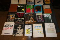 Lot de 20 livres rétro/vintage 1960:Sartre,Nelligan,Andante,Trem