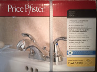 Pfister Polished Chrome 2-handle 4” Centerset Bathroom Faucet