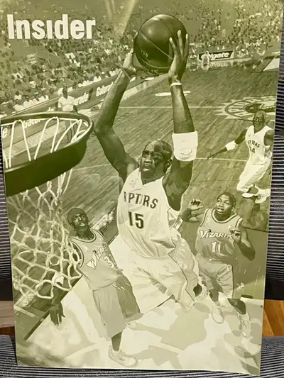 Vince Carter Raptors Press Plate – Insider Magazine (1999–2000), View more
