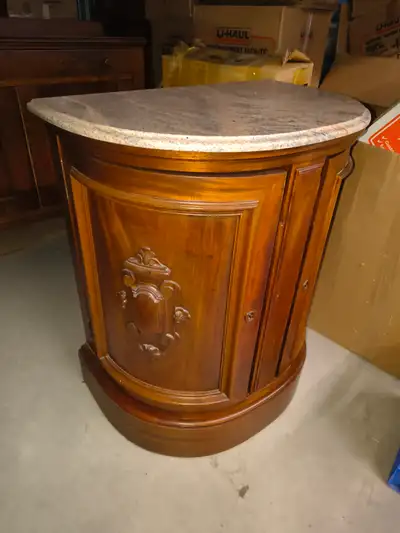 Solid Wood Bar Cabinet / Liquor Cabinet – Great Condition, View more
