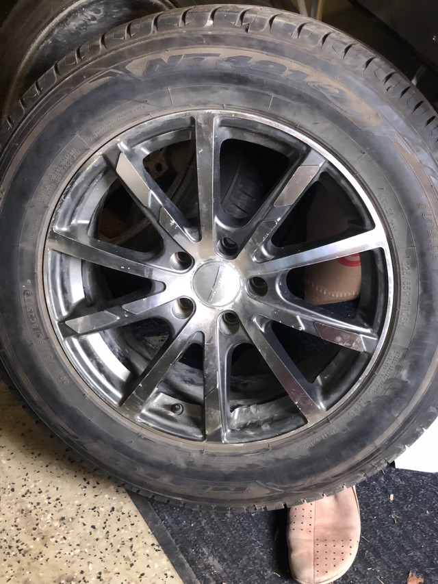 17 inch 5 x 108 rims with tires in Tires & Rims in Strathcona County