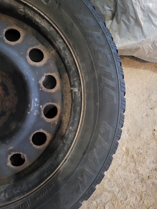 *QTY=1* 205/60R16 winter tire on steel rim 5x114.3 bolt pattern in Tires & Rims in Kingston - Image 2
