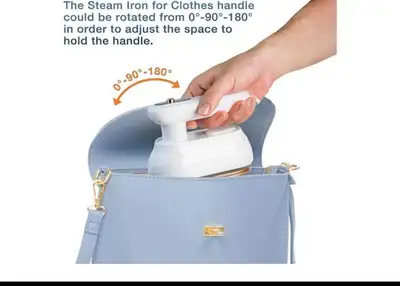 lyingchao Handheld Mini Iron for Clothes, 1300W Travel Steamer , View more