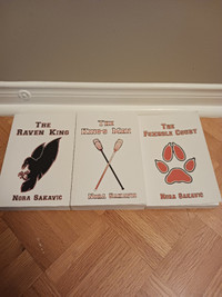 3 NORA SAKAVIC softcover books - ALL FOR THE GAME series