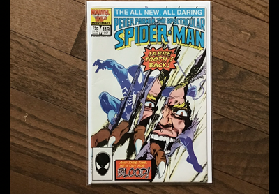 The Spectacular Spider-Man #119 (1986) Comic Book Sabre-Tooth, View more