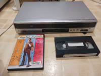 VCR for VHS movies/ DVD player combo 