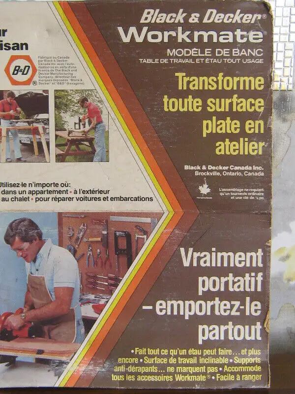 Outil Établi portatif B&D à l'état de neuf. in Tool Storage & Benches in Drummondville - Image 9