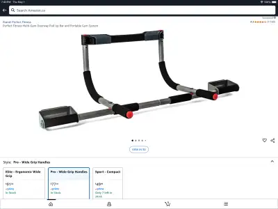 Doorway Pull Up Bar Gym System- BRAND NEW, View more