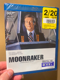 Film Blu-ray RARE ( NEUF ET SCELLÉ ) Moonraker 1979 James Bond!
