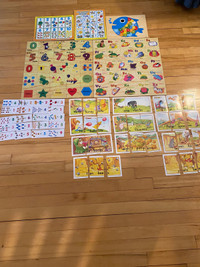 puzzles and cards (kindergarten)
