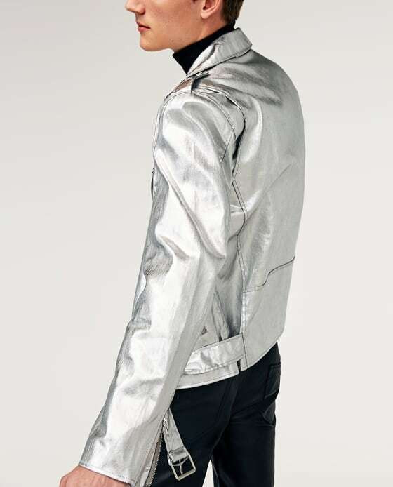Men's Glam Rocker Metallic Jacket New with tags Large Slim in Men's in City of Halifax - Image 3