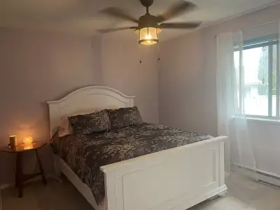 Two really nice Queen Bed Frames (White/Black) $250.00 each, View more