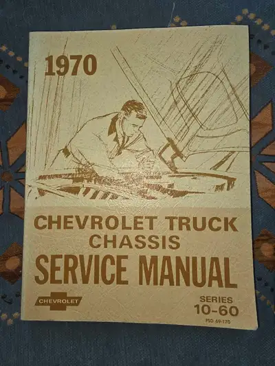 Original chev shop manual in great shape!