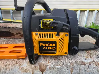Scie a chaine Poulan 365 pro, 60cc, bar 20 po, View more