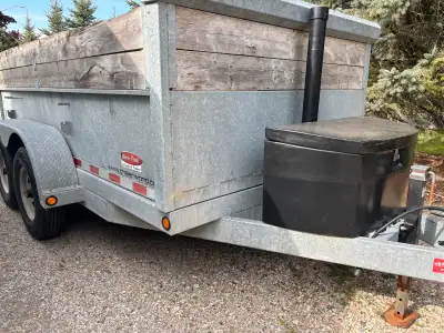 -2017 7ton Galvanized Dump Trailer -12 feet long -6 1/2 feet wide -New tires in 2024 -New hubs -New...