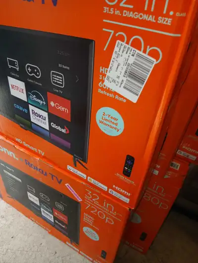 32" Smart Tvs Available on Sale -- PRICING IN AD, View more