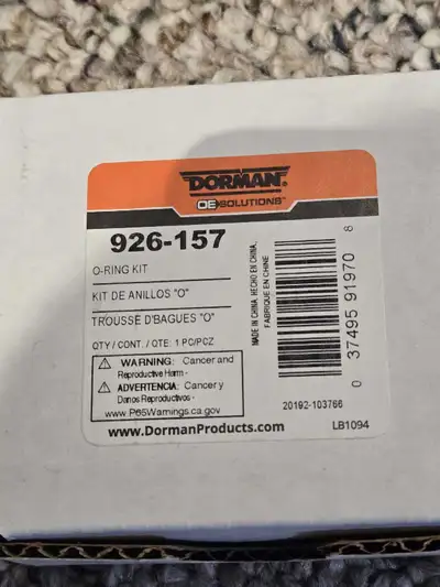 O-ring kit for power/steer, View more