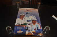 Montreal expos baseball club colour poster mlb hall of fame 1995