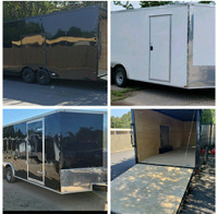 New 8.5x16 18 20 24 28 32 Enclosed Trailers