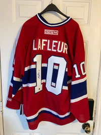 Guy Lafleur Autographed Montreal Canadiens Jersey 