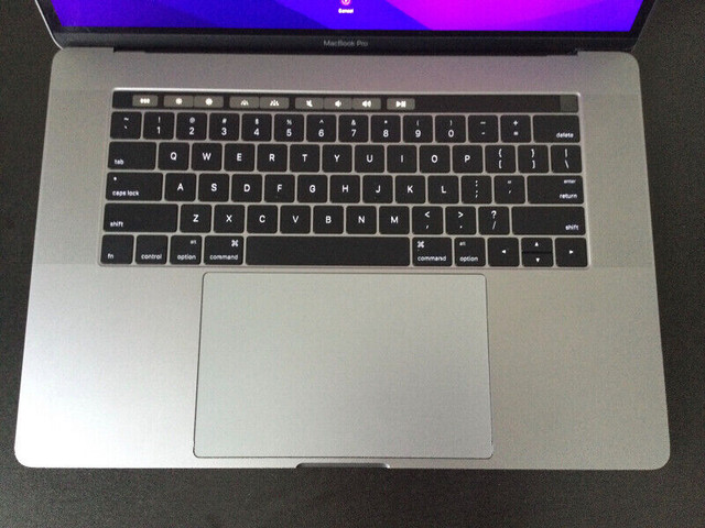 MacBook Pro Monterey 16GB 15 inch almost NEW Apple Mac Laptop in Laptops in Saskatoon - Image 3