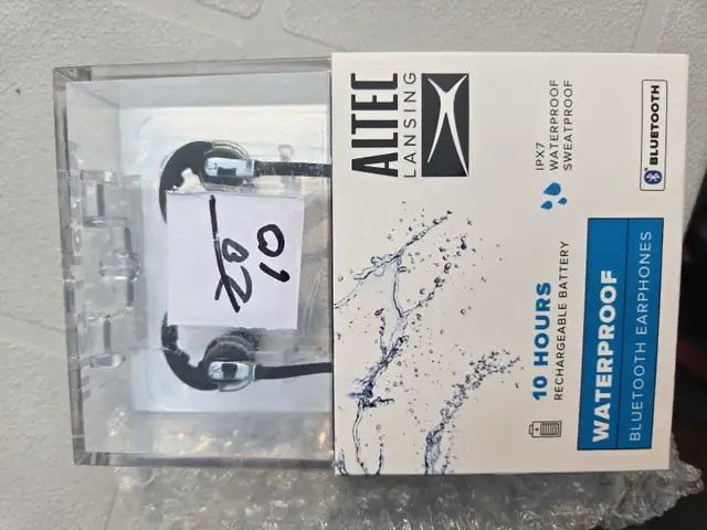 Altec Lansing Waterproof Bluetooth Earphones 