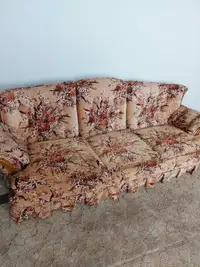Retro couch and rocker chair