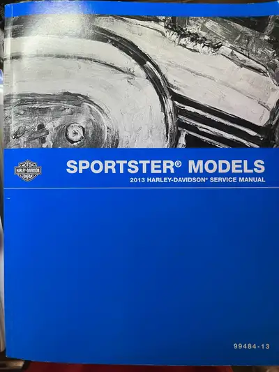 Manuel Shop Harley Davidson Sportster 2013 Version Papier comme neuf