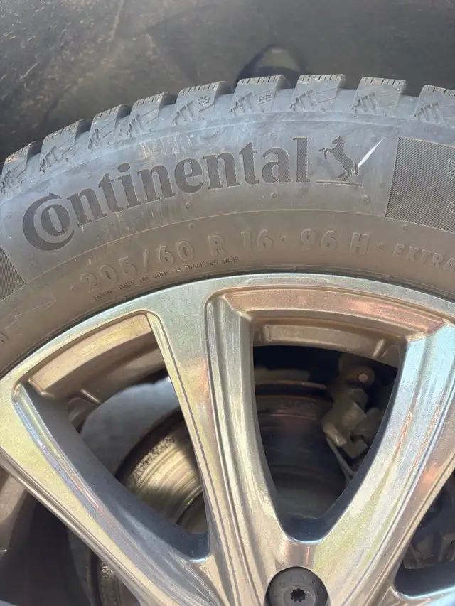 Continental WinterContact 205/60 R16 Tires in Tires & Rims in Cambridge - Image 2