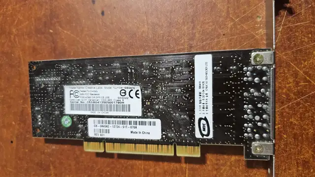 CREATIVE LABS SOUND BLASTER CARD SB0410 PCI 7.1 24Bit sound card in Other in City of Toronto - Image 8
