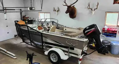 2007 Legend 16 X - Calibur with 50hp Mercury for sale. Boat and motor in great condition. Boat is al...