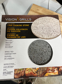 Lava Cooking Stone and Bracket - (Brand New in Box)