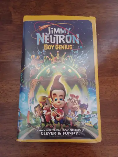 Jimmy Neutron Boy Genius VHS Movie, View more