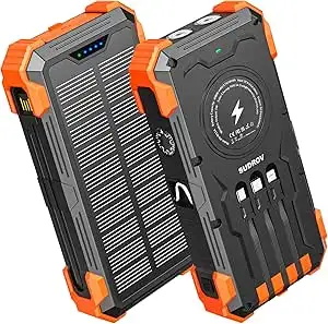 Solar Charger, Power Bank, 33800mAh Portable Charger Power Bank, View more