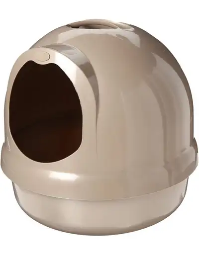 Booda Dome Cat Litter Box for Indoor Cats , Titanium, Made in US, View more