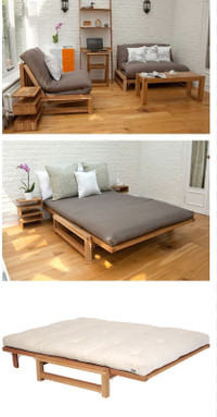 Pull out sofa bed with under storage