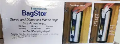 STAINLESS STEEL BAGSTOR-USE IN KITCHEN, NURSERY, GARAGE, ETC, View more