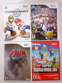 Collection of Nintendo Wii Video Games - prices listed in the ad
