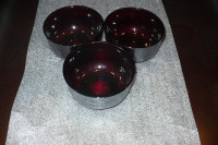 burgundy bowls