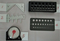 Various Gauges, Drill Bit Stand and Level Angle Finder