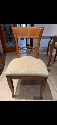 URGENT MOVING SALE ( Solid Wood Dining Table and Chairs)