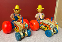 2 Vintage 1950s Fisher Price Tractor Toys $25 for Both