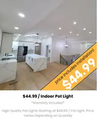 Professional LED Pot Light Interior and exterior